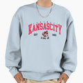 Kcs Kansas City Embed Nfl Sweatshirt - Minimalist Print Men Women - T-Shirt, Sweatshirt, Hoodie
