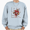 Defensive End 97 Player Footbal Sweatshirt - Custom Art Print for Adults - T-Shirt, Sweatshirt, Hoodie