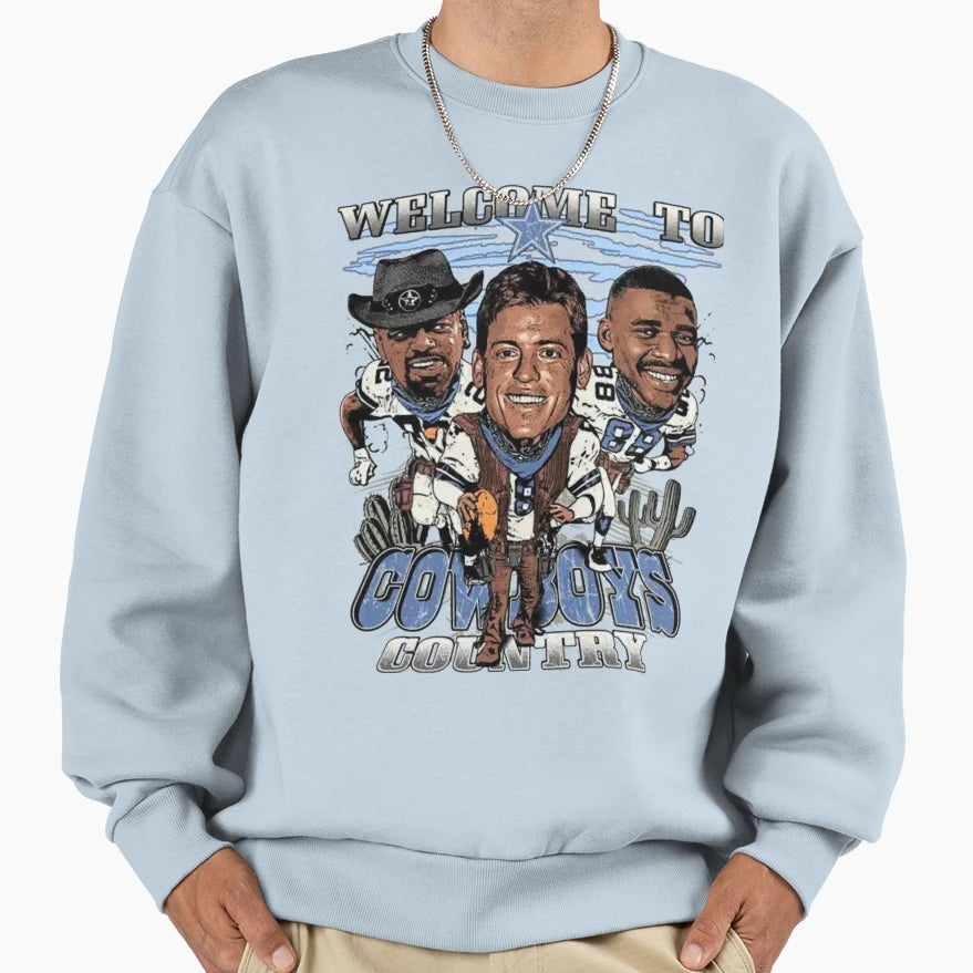 Art Dallas Cowboys Sweatshirt - Novelty Apparel Men Women - T-Shirt, Sweatshirt, Hoodie