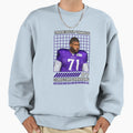 Christian Darrisaw Ot Minnesota Sweatshirt - Minimalist Print Men Women - T-Shirt, Sweatshirt, Hoodie