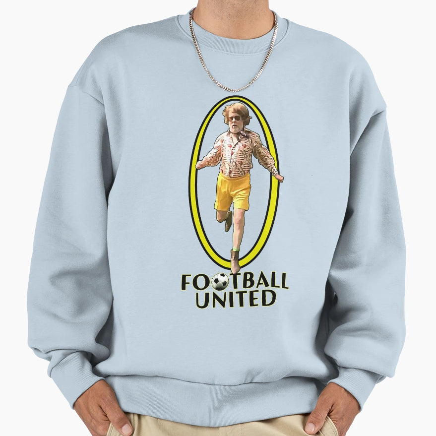 Football United Vic Reeves Sweatshirt - Novelty Apparel for Adults - T-Shirt, Sweatshirt, Hoodie