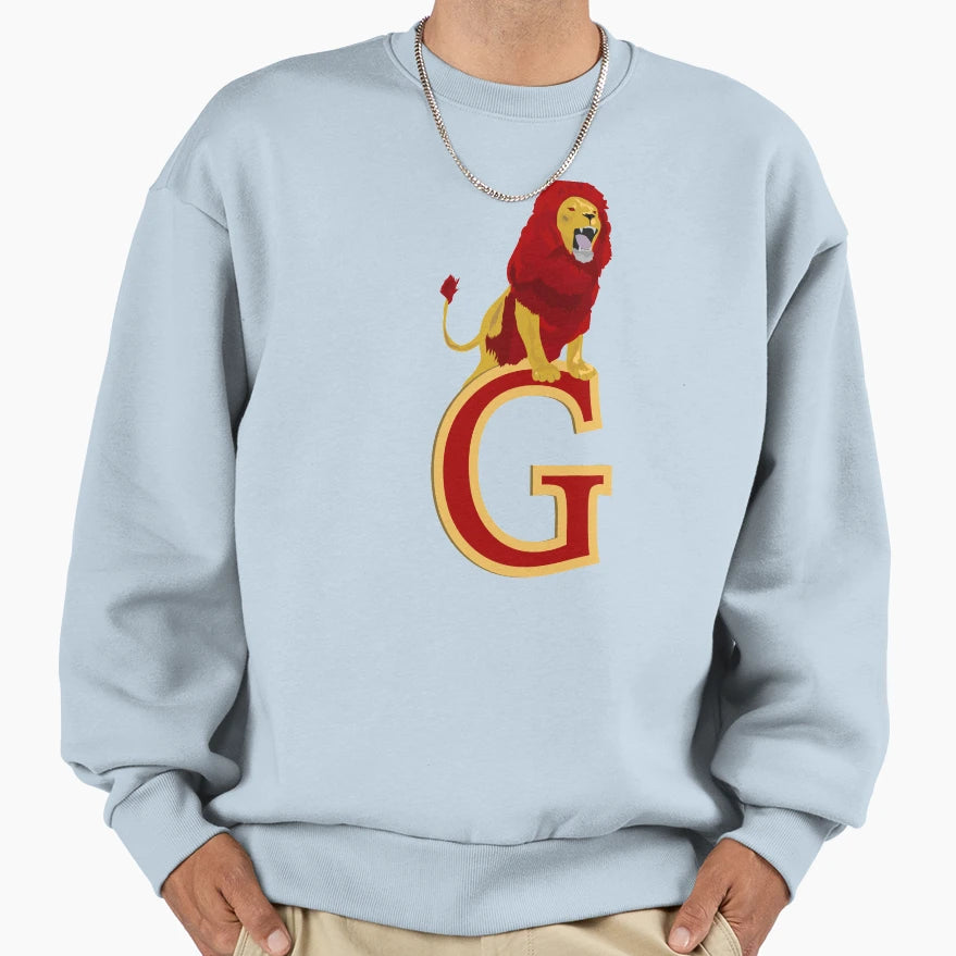Lion G Sweatshirt - Streetwear Style for Adults - T-Shirt, Sweatshirt, Hoodie