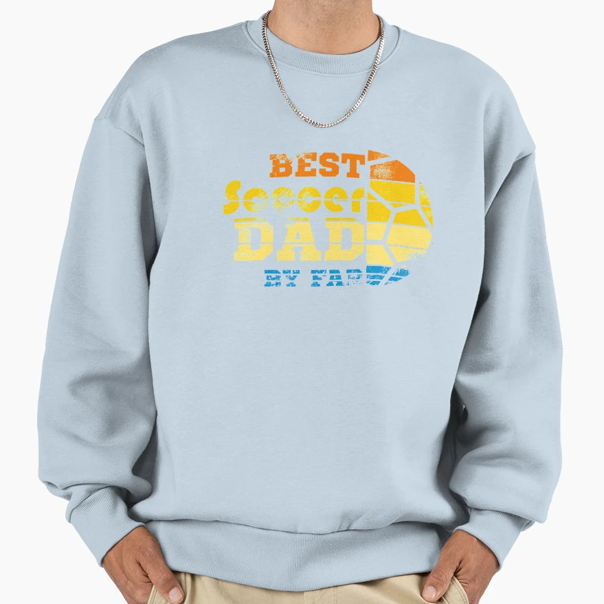 Soocer Dad Son Sweatshirt - Custom Art Print for Adults - T-Shirt, Sweatshirt, Hoodie