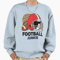 Football Junkie Unique Football Sweatshirt - Custom Art Print for Adults - T-Shirt, Sweatshirt, Hoodie