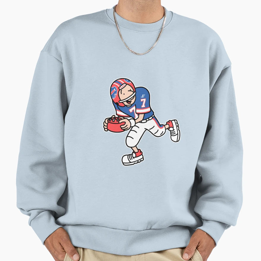 Bills Football Doug Sweatshirt - Minimalist Print Men Women - T-Shirt, Sweatshirt, Hoodie