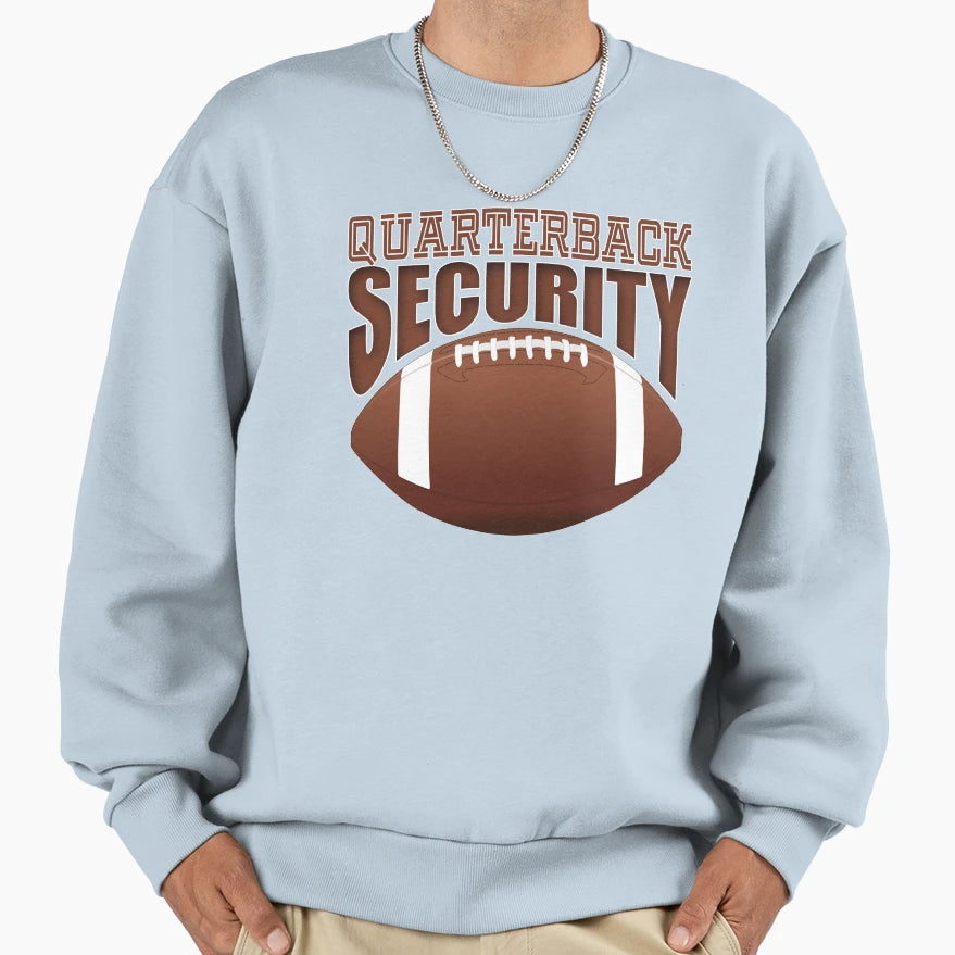 Quarterback Security Offensive Sweatshirt - Trendy Graphic for Adults - T-Shirt, Sweatshirt, Hoodie