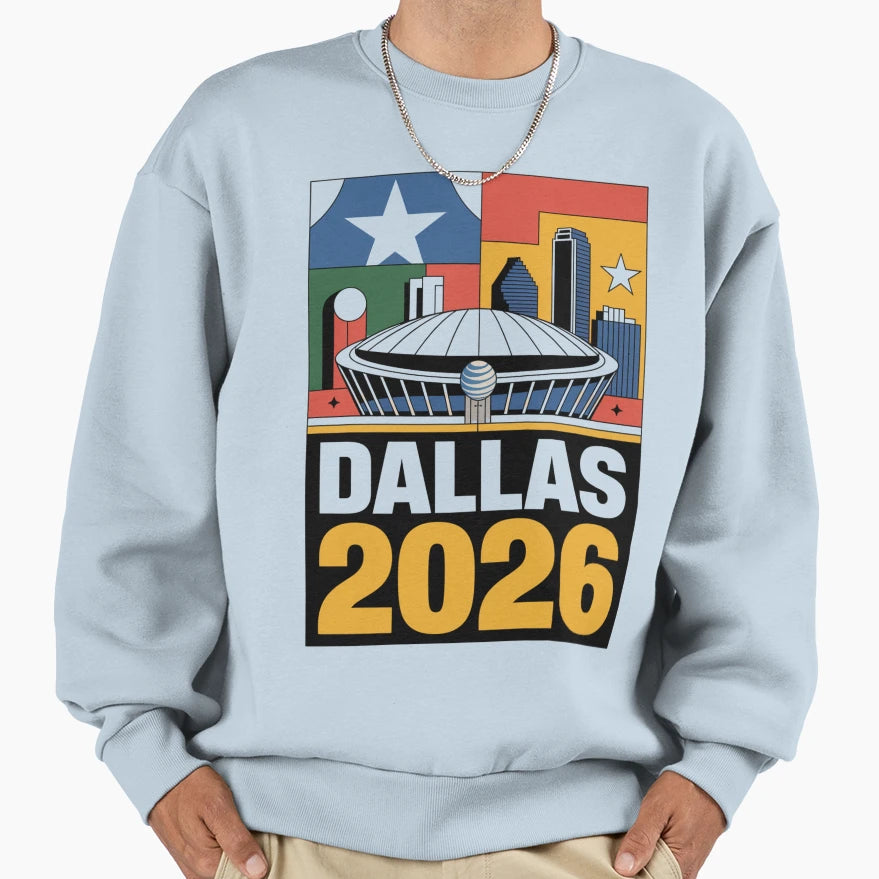 Dallas 2026 Texas Soccer Souvenir V23 T-Shirt - Unique Graphic Unisex - T-Shirt, Sweatshirt, Hoodie