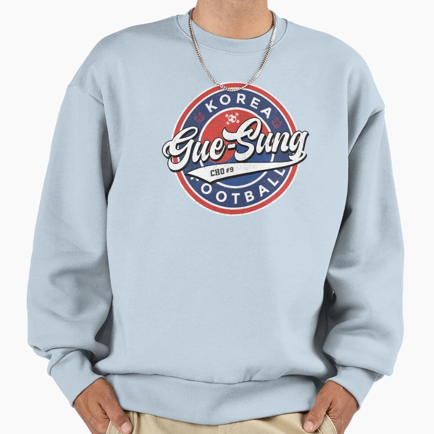 Cho Gue Sung Korea Soccer Badge Sweatshirt - Fun Novelty Design Men Women - T-Shirt, Sweatshirt, Hoodie