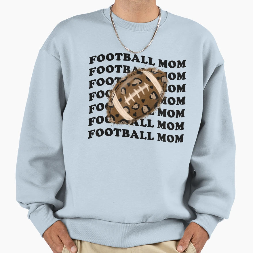 Football Mom Sweatshirt - Aesthetic Graphic for Adults - T-Shirt, Sweatshirt, Hoodie