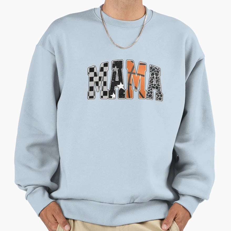 Basketball Mama Sweat Sweatshirt - Novelty Apparel Unisex - T-Shirt, Sweatshirt, Hoodie