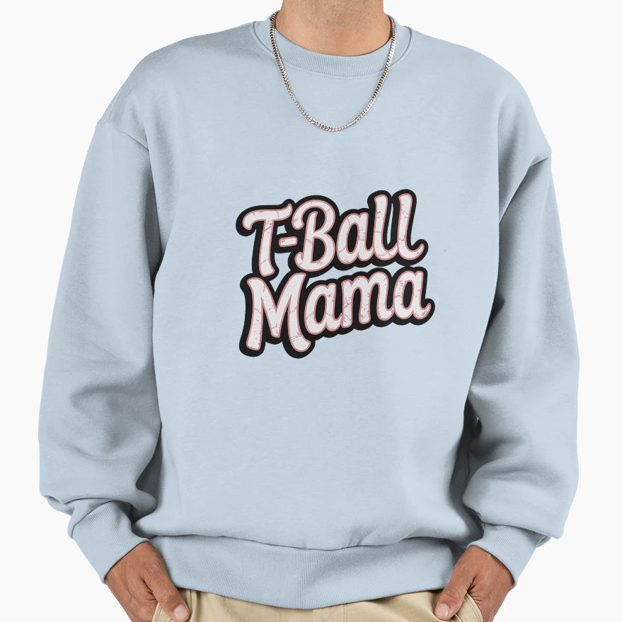 Baseball Season Ball Sweatshirt - Casual Everyday Wear Men Women - T-Shirt, Sweatshirt, Hoodie