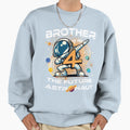 Brother Birthday 4 Years Future Sweatshirt - Aesthetic Graphic for Adults - T-Shirt, Sweatshirt, Hoodie