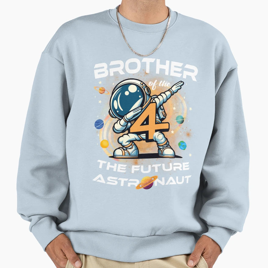 Brother Birthday 4 Years Future Sweatshirt - Aesthetic Graphic for Adults - T-Shirt, Sweatshirt, Hoodie