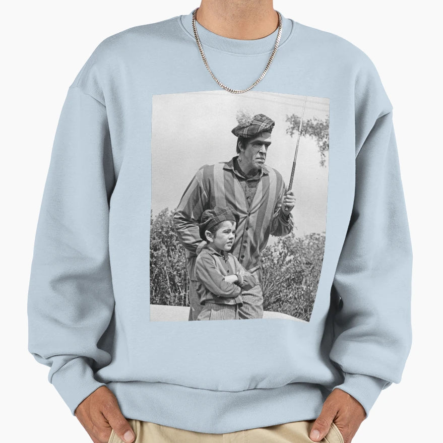 Eddie Munster Herman Munster Golf Sweatshirt - Novelty Apparel Unisex - T-Shirt, Sweatshirt, Hoodie
