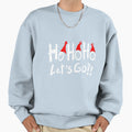 Ho Ho Ho Lets Go Mrry Day Merry Gifts T-Shirt - Custom Art Print Men Women - T-Shirt, Sweatshirt, Hoodie