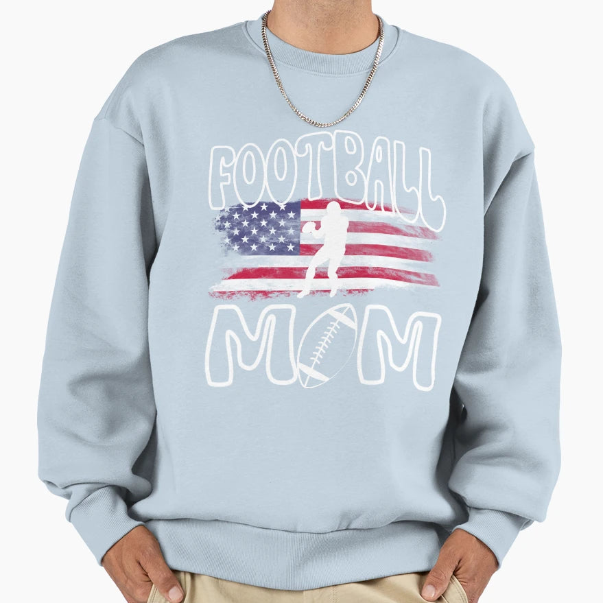 Football Mom Sweatshirt - Custom Art Print for Adults - T-Shirt, Sweatshirt, Hoodie