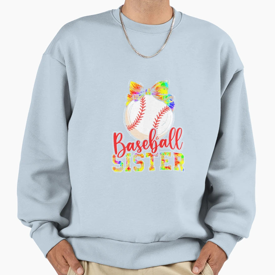 Baseball Sister Sweatshirt - Streetwear Style for Adults - T-Shirt, Sweatshirt, Hoodie