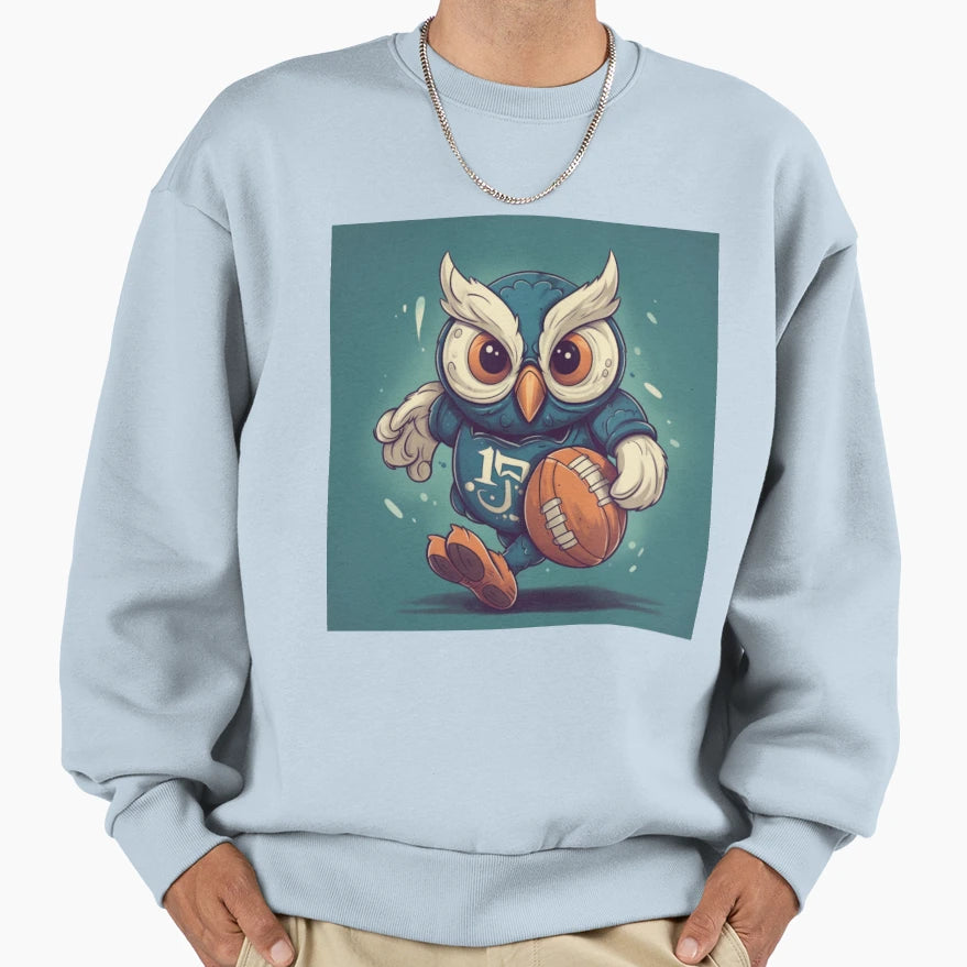 Nfl Owl Olen Sweatshirt - Fun Novelty Design for Adults - T-Shirt, Sweatshirt, Hoodie
