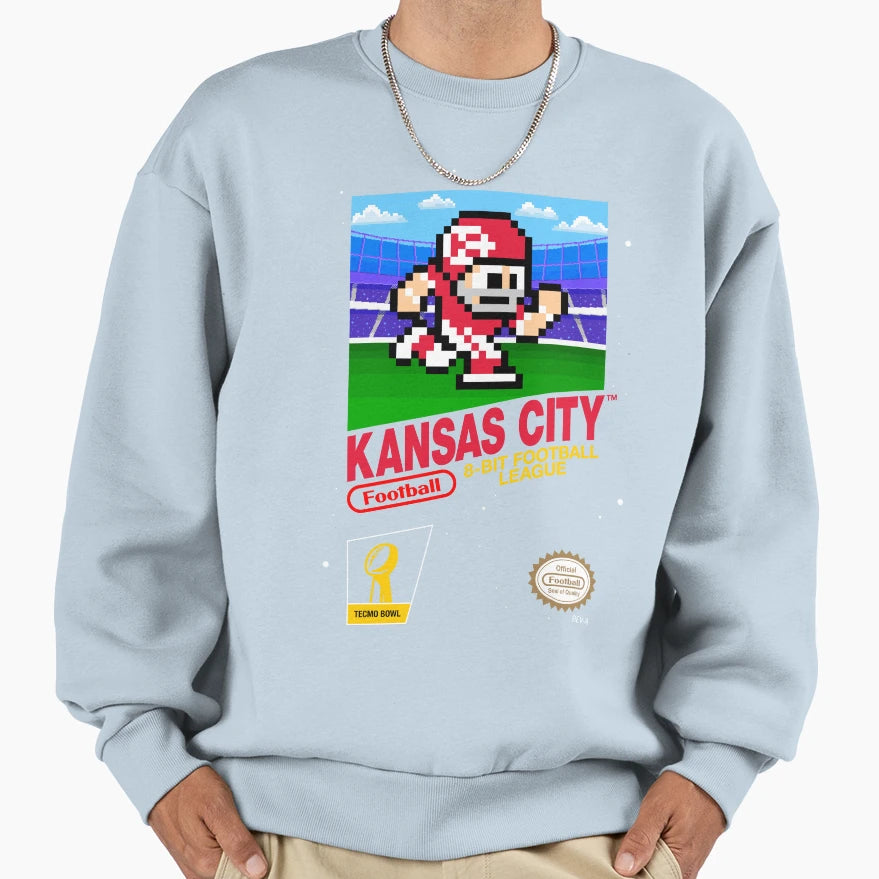 Kansas City Chiefs 8 Bit Sweatshirt - Casual Everyday Wear Unisex - T-Shirt, Sweatshirt, Hoodie