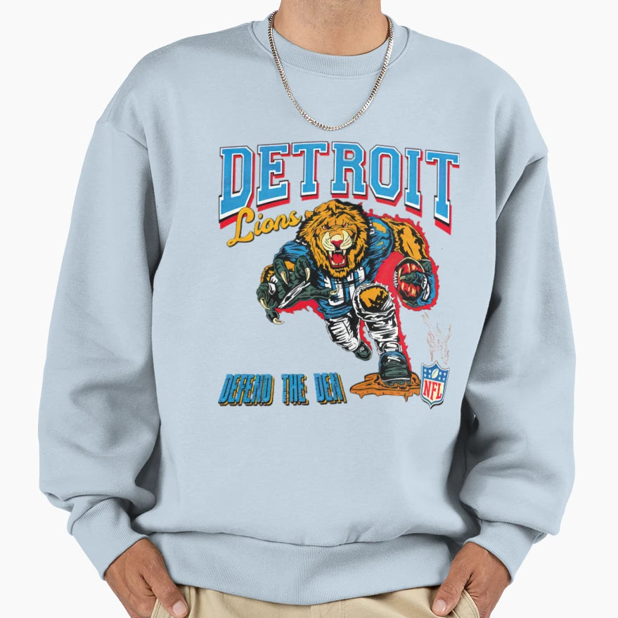 Football Detroit Lions Sweatshirt - Streetwear Style for Adults - T-Shirt, Sweatshirt, Hoodie