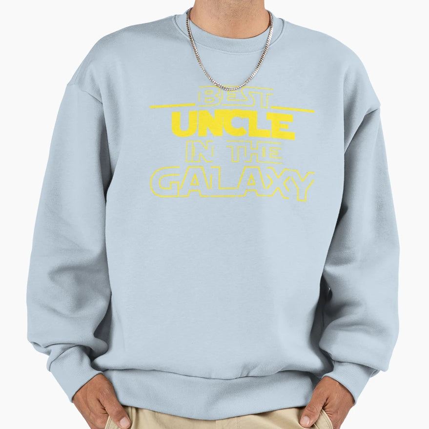Best Uncle Galaxy Gift Uncle Funny Sweatshirt - Aesthetic Graphic Unisex - T-Shirt, Sweatshirt, Hoodie