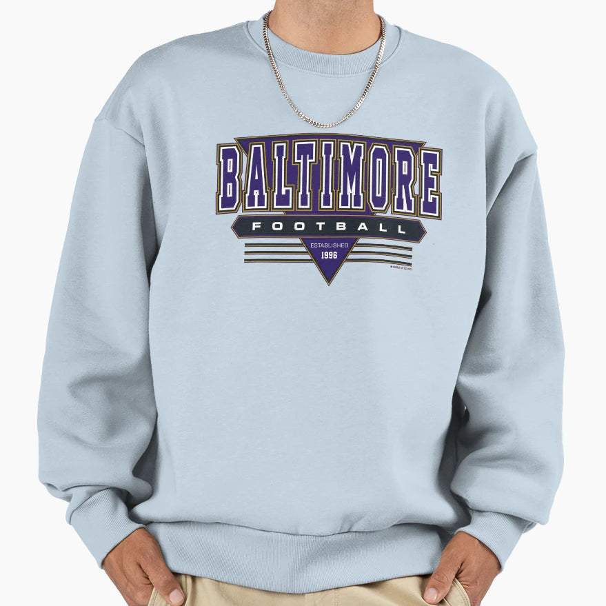 Baltimore Football Ravens Inspired Sweatshirt - Unique Graphic for Adults - T-Shirt, Sweatshirt, Hoodie