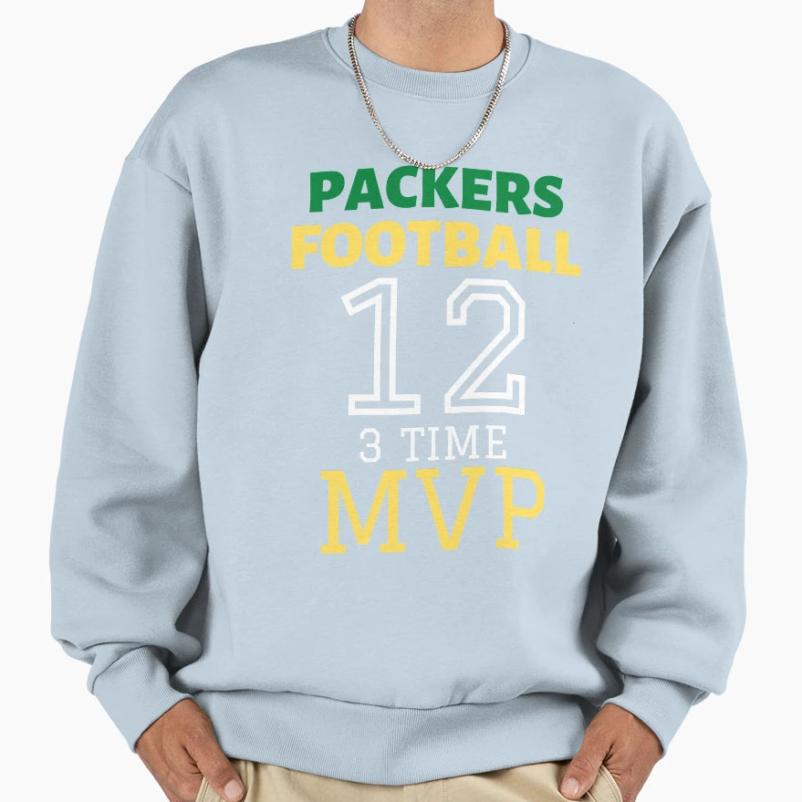 Packers Football Mvp Sweatshirt - Graphic Print for Adults - T-Shirt, Sweatshirt, Hoodie