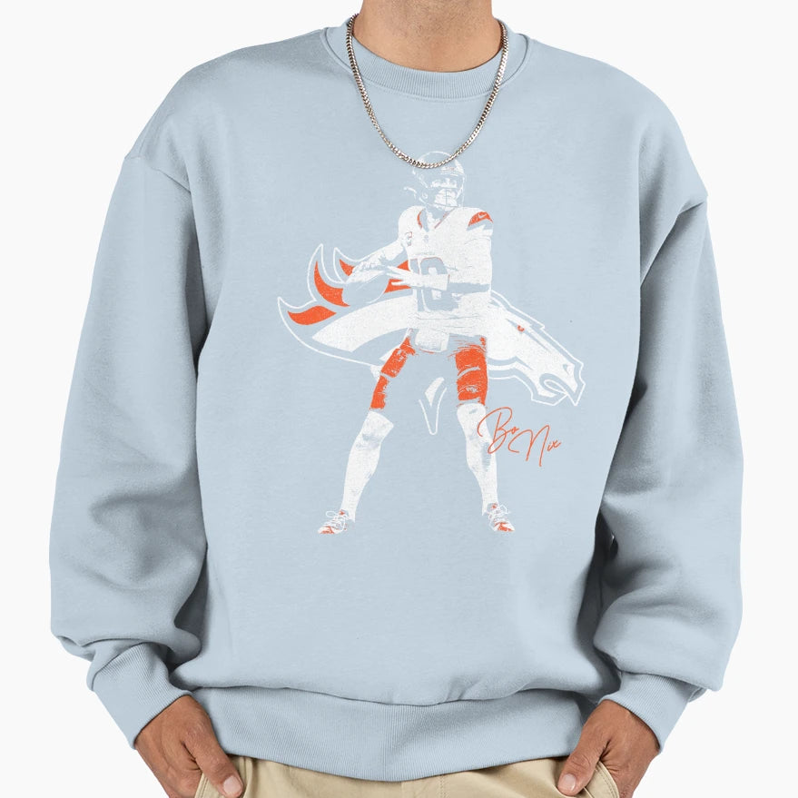 Bo Nix Sweatshirt - Fun Novelty Design Men Women - T-Shirt, Sweatshirt, Hoodie
