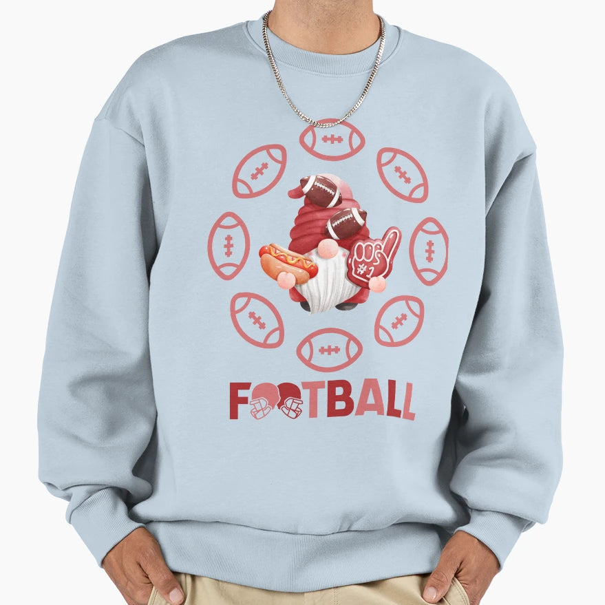 Football 1 Fan Sweatshirt - Unique Graphic Men Women - T-Shirt, Sweatshirt, Hoodie