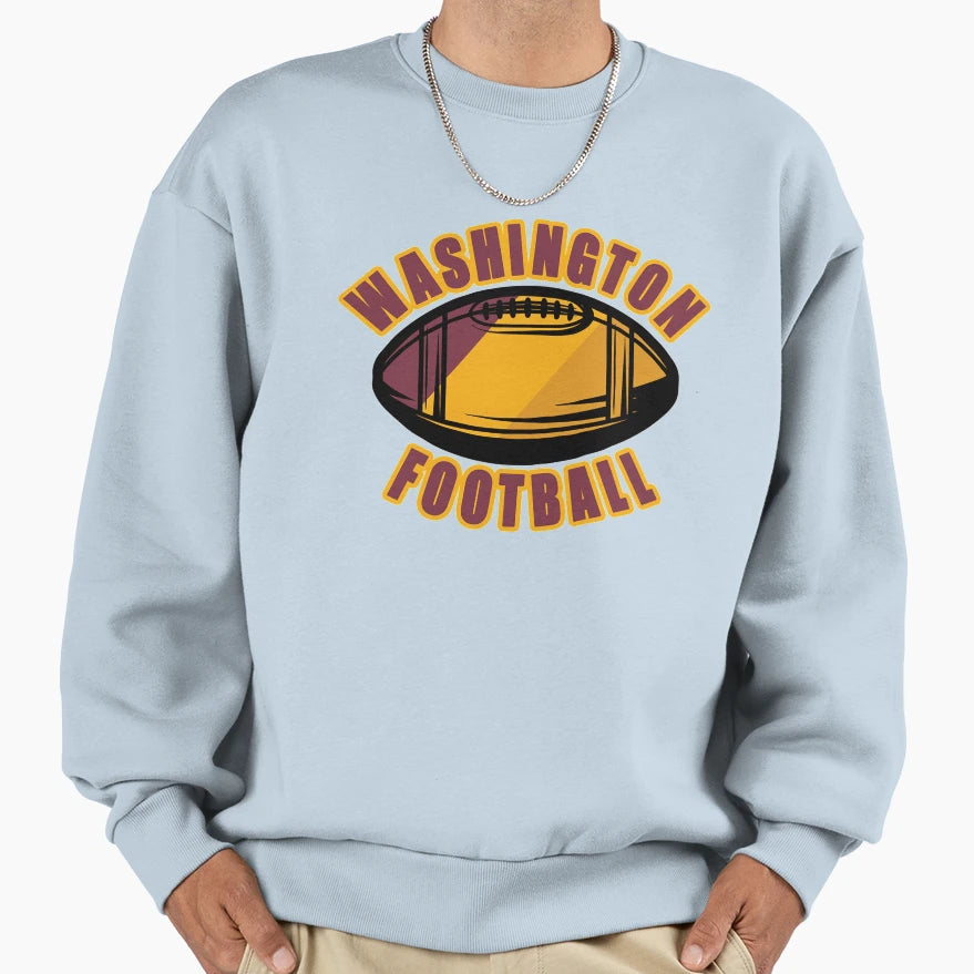 Washington Football Dc Sweatshirt - Fun Novelty Design for Adults - T-Shirt, Sweatshirt, Hoodie