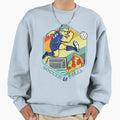 Soccer Football Pizza Sweatshirt - Minimalist Print Men Women - T-Shirt, Sweatshirt, Hoodie