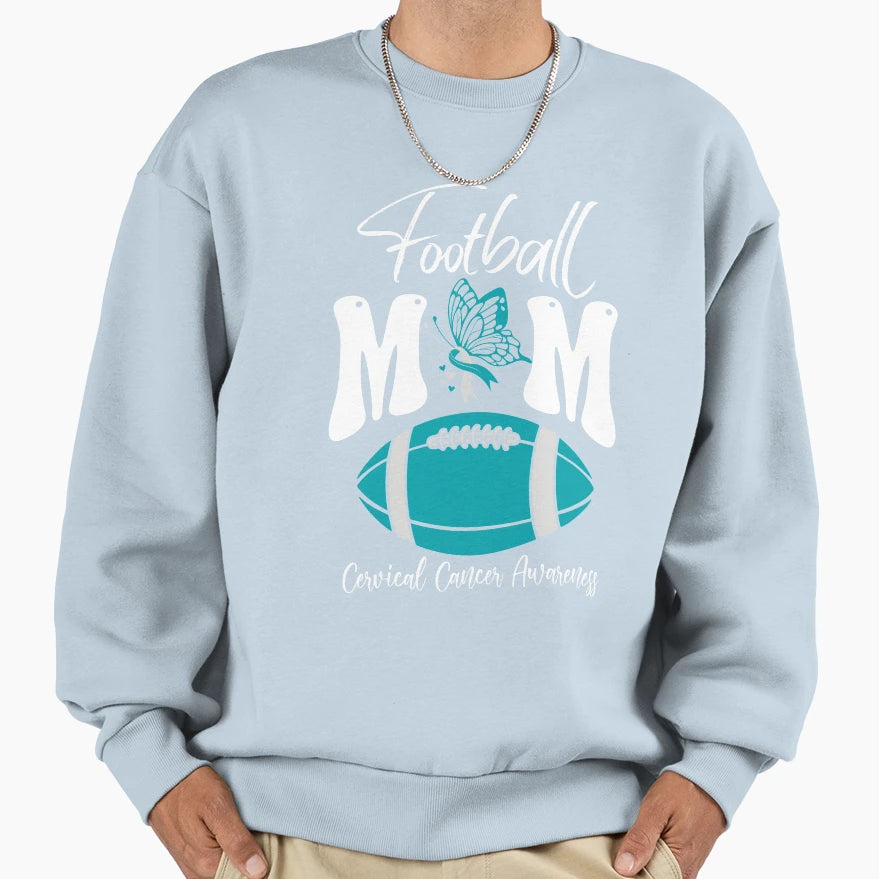 F Tball Mom Cervical Cancer Sweatshirt - Fun Novelty Design Men Women - T-Shirt, Sweatshirt, Hoodie