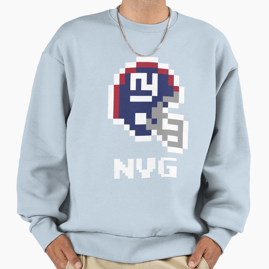 New York Giants Tecmo Super Bowl Sweatshirt - Aesthetic Graphic Men Women - T-Shirt, Sweatshirt, Hoodie