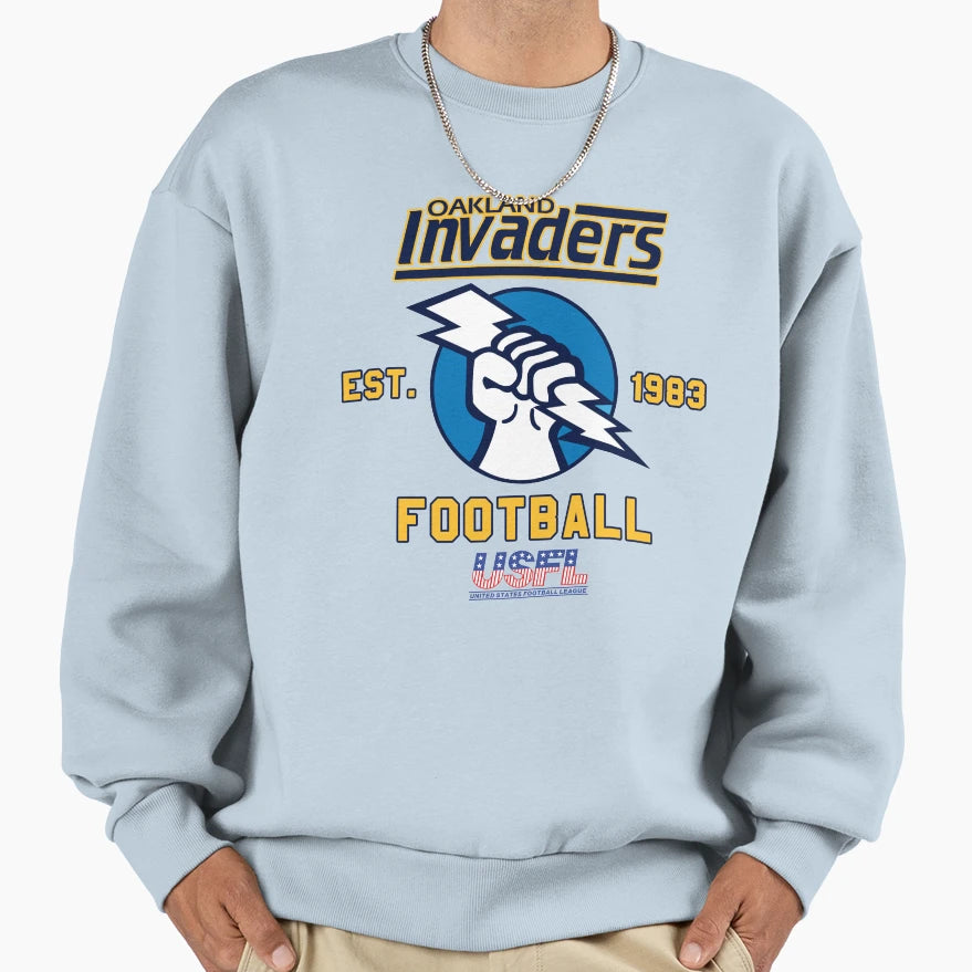 Oakland Invaders Football Sweatshirt - Casual Everyday Wear for Adults - T-Shirt, Sweatshirt, Hoodie