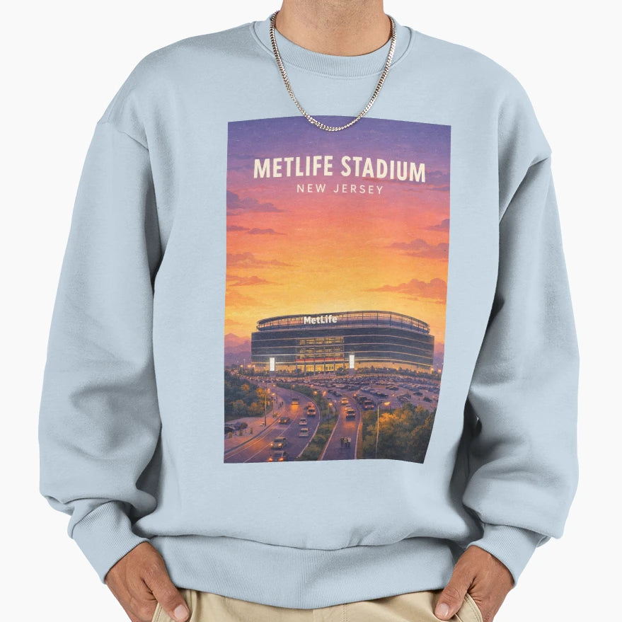 Metlife Stadium Meadowlands New Sweatshirt - Aesthetic Graphic for Adults - T-Shirt, Sweatshirt, Hoodie