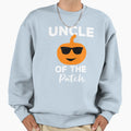 Pumpkin Uncle Patch Funny Sweatshirt - Casual Everyday Wear Men Women - T-Shirt, Sweatshirt, Hoodie