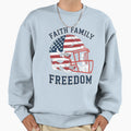 Game Day Football Faith Family Sweatshirt - Trendy Graphic for Adults - T-Shirt, Sweatshirt, Hoodie