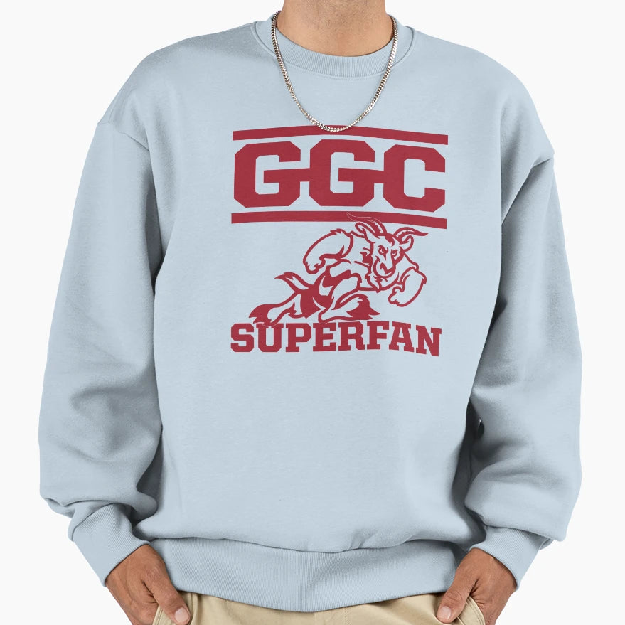 Ggc Superfan Red Sweatshirt - Aesthetic Graphic Men Women - T-Shirt, Sweatshirt, Hoodie