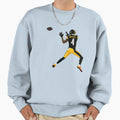 Dk Metcalf Leaping Catch Sweatshirt - Aesthetic Graphic Unisex - T-Shirt, Sweatshirt, Hoodie