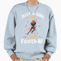 Just Who Loves Football Sweatshirt - Trendy Graphic for Adults - T-Shirt, Sweatshirt, Hoodie