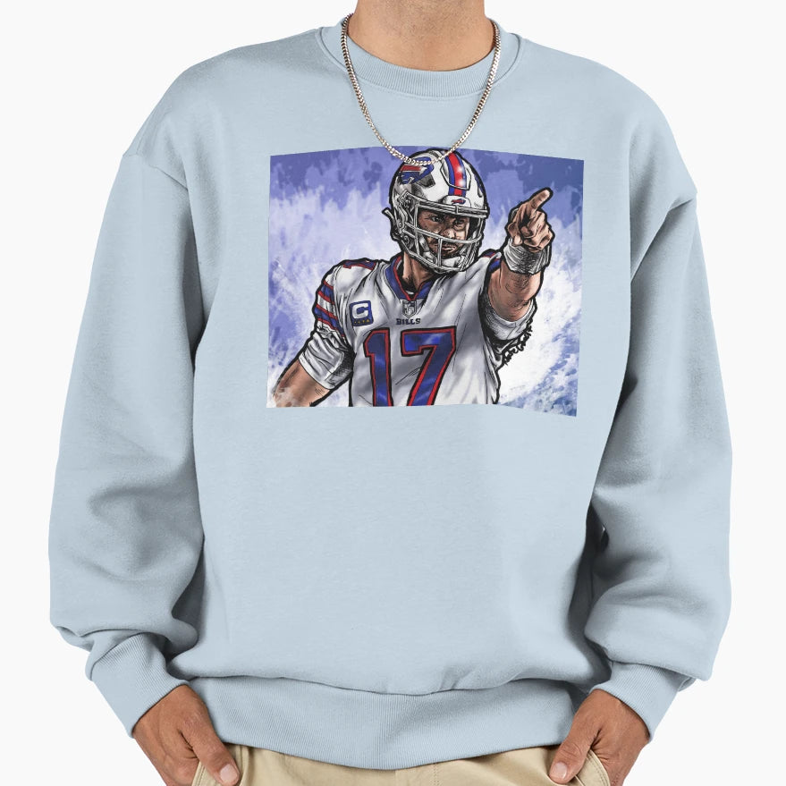 Allen First Down Full Sweatshirt - Unique Graphic for Adults - T-Shirt, Sweatshirt, Hoodie