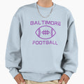 Baltimore Football 4 Sweatshirt - Minimalist Print Unisex - T-Shirt, Sweatshirt, Hoodie