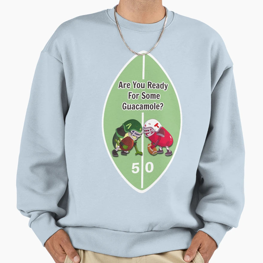Guacamole Bowl Game Sweatshirt - Custom Art Print Unisex - T-Shirt, Sweatshirt, Hoodie