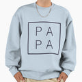 Mens Papa Funny Fathers Day Gift Sweatshirt - Trendy Graphic for Adults - T-Shirt, Sweatshirt, Hoodie