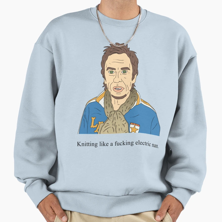 Super Hans Electric Nan Sweatshirt - Graphic Print Unisex - T-Shirt, Sweatshirt, Hoodie