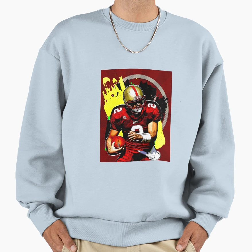 Victory I Am Best Quarterback Sweatshirt - Graphic Print for Adults - T-Shirt, Sweatshirt, Hoodie