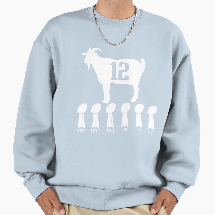 Goat New England Six Pack Sweatshirt - Graphic Print Men Women - T-Shirt, Sweatshirt, Hoodie