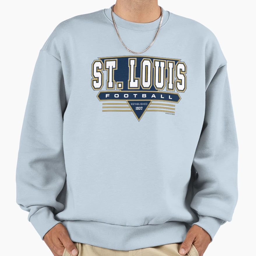 St Louis Los Angeles Football Sweatshirt - Casual Everyday Wear Men Women - T-Shirt, Sweatshirt, Hoodie