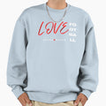 Love Football Red Sweatshirt - Trendy Graphic Men Women - T-Shirt, Sweatshirt, Hoodie