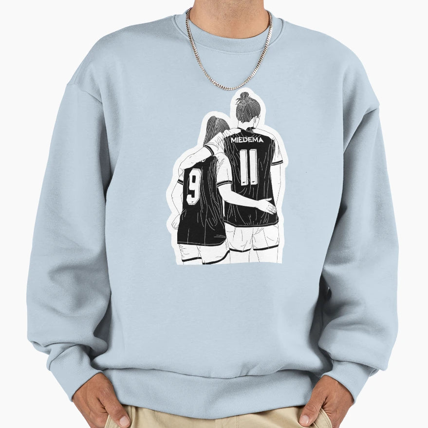 Beth Mead And Vivianne Miedema Sweatshirt - Novelty Apparel Unisex - T-Shirt, Sweatshirt, Hoodie